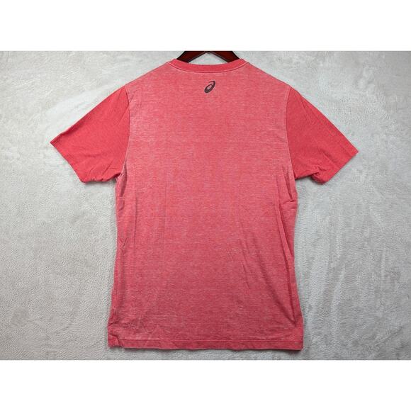 ASICS Tokyo Running Shirt Red Crew Neck Faded T Men’s Size L - Picture 6 of 6